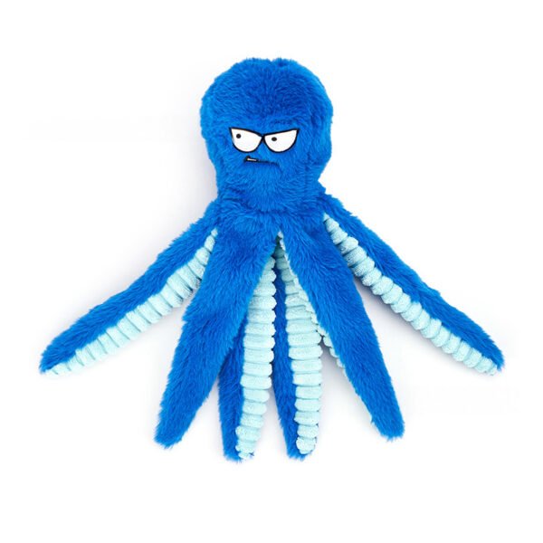 Octopus-Shaped Squeaky Bite-Resistant Dog Toy