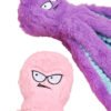Octopus-Shaped Squeaky Bite-Resistant Dog Toy