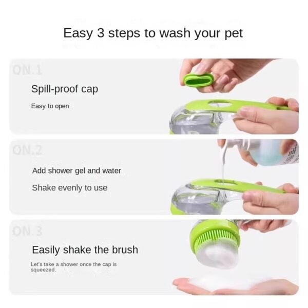 Silicone Pet Bath & Massage Brush