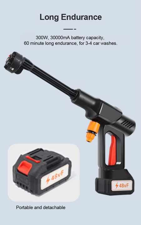 Portable Outdoor Electric Car Washer Gun