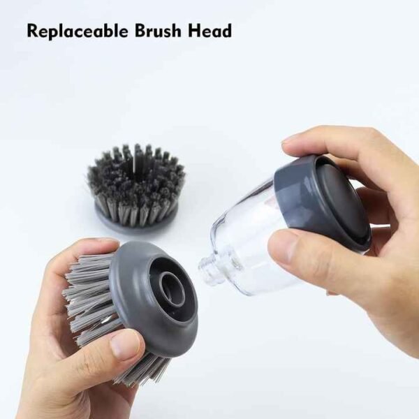 He48f78cf6ea040c5a012f67d0a0f743a6.jpg_720x720q50.jpg Soap Dispensing Dish Scrubber Set