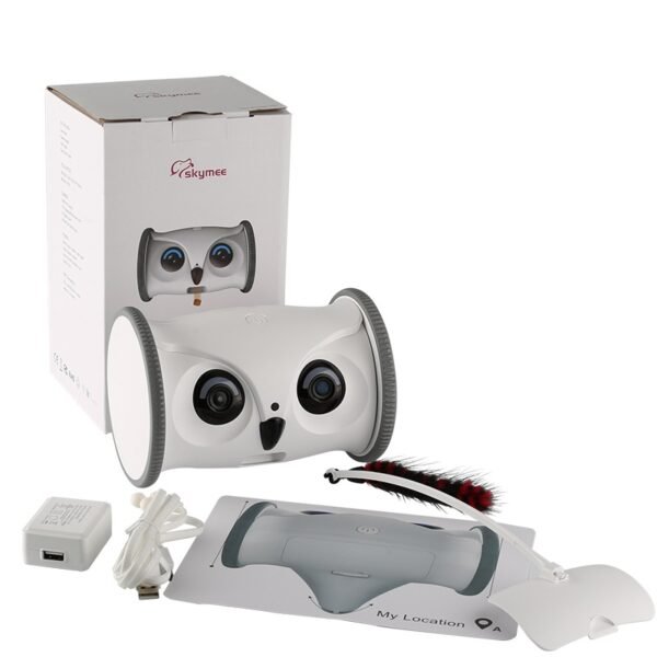 Interactive Owl Pet Toy with Snack Dispenser